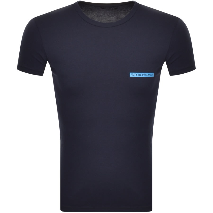Alternative Image for ProductEmporio Armani Lounge Crew Neck T Shirt Navy1